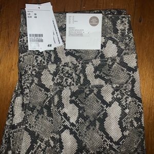 H&M Snakeskin Skinny Jeans